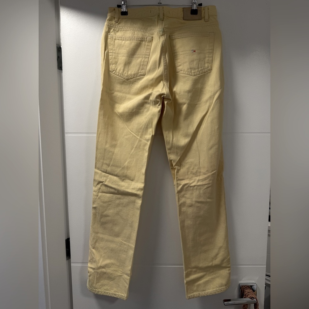 Vintage Tommy Hilfiger - Butter Yellow High Rise Straight Leg Jeans Size 8